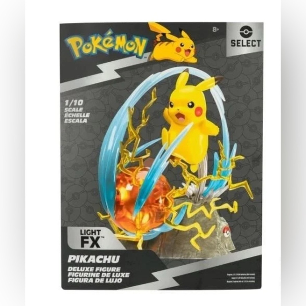Jazwares x Pokemon 1/10 Scale “PIKACHU”Deluxe Figure Select Light FX Electronic